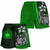 Samoa Polynesian Women Shorts Green - Turtle With Hook 3 Samoa Polynesian Women Shorts Green - Turtle With Hook 3