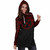Gambier Islands Women Hoodie Dress - Gambier Islands Coat Of Arms Polynesian Red Black 4