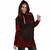 Fiji Women Hoodie Dress - Polynesian Red Chief 4