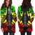 Nauru Hoodie Dress - Polynesian Tattoo Reggae 2
