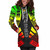 Nauru Hoodie Dress - Polynesian Tattoo Reggae 5