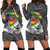 Guam Women Hoodie Dress - Turtle Guam Seal Chamorro 1