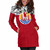 Tahiti Women Hoodie Dress - Polynesian Design 5
