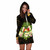 Tonga Hoodie Dress - Polynesian Gold Patterns Collection 3