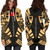 Wallis And Futuna Hoodie Dress - Polynesian Tattoo Gold 2