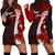 Chuuk Micronesia Custom Personalised Hoodie Dress - Coat Of Arm With Hibiscus 1