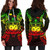 Samoa Polynesian Hoodie Dress Map Reggae 2