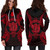 Niue Polynesian Hoodie Dress Map Red 2