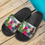 Vanuatu Slide Sandals - Turtle Plumeria Banana Leaf 4