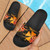 Wallis and Futuna Slide Sandals - Gold Plumeria 1