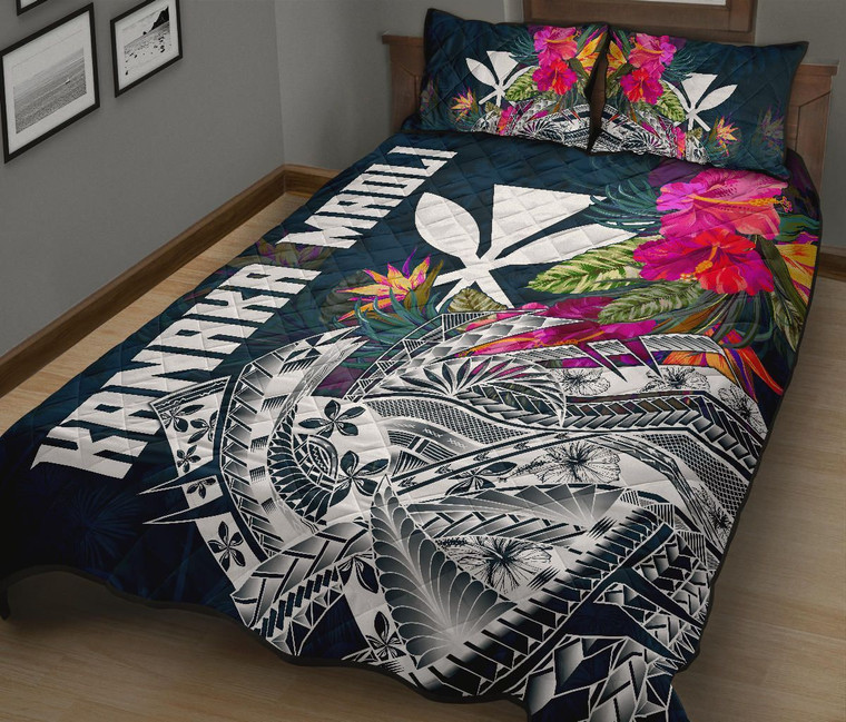 Hawaii Quilt Bed Set Polynesian Hibiscus With Summer Vibes   Hawaii Quilt Bed Set Polynesian Hibiscus With Summer Vibes Polynesian 2  59711.1623566408 