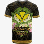 Hawaii Kanaka Maoli T-Shirt - Polynesian Gold Patterns Collection 2