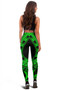 Pohnpei Legging Polynesian Pattern Green 4