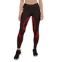 Tonga Polynesian Legging - Polynesian Tattoo Red Version 3