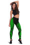 Kosrae Legging Polynesian Pattern Green 2