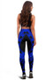 Kosrae Legging Polynesian Pattern Blue 4