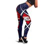 American Samoa Legging - AS Flag with Polynesian Patterns 1