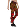 Fiji Legging  - Red Shark Polynesian Tattoo 1