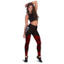 Samoa Polynesian Legging - Polynesian Tattoo Red Version 2