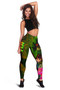 Fiji Polynesian Legging -  Hibiscus and Banana Leaves 3