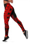 Fiji Legging Polynesian Pattern Red 3