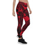 Tonga Polynesian Legging - Tonga Red Seal with Polynesian tattoo 1