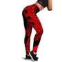 Tokelau Legging Polynesian Pattern Red 1