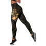 Nauru Polynesian Legging - Gold Pineapple 1