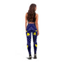 Hawaii Legging - Hawaii Kanaka Maoli And Map ( Blue) 3