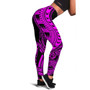 American Samoa Legging Polynesian Pattern Pink 1