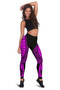 Nauru Legging Polynesian Pattern Pink 2