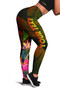 Polynesian Hawaii Kanaka Maoli Polynesian Personalised Legging -  Hibiscus and Banana Leaves 2