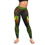 Hawaii Legging - Hi Hawaii Polynesian Pattern Reggae