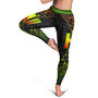 Hawaii Legging - Hi Hawaii Polynesian Pattern Reggae