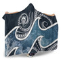 Tuvalu Polynesian Hooded Blanket - Ocean Style 1