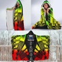 Samoa Hooded Blanket - Polynesian Tattoo Reggae 4