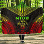 Niue Polynesian Chief Hooded Blanket - Reggae Version 1