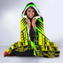 Kiribati Hooded Blanket - Polynesian Tattoo Reggae 3