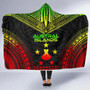 Austral Islands Polynesian Chief Hooded Blanket - Reggae Version 5