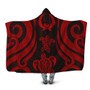 Pohnpei Hooded Blanket - Red Tentacle Turtle 1