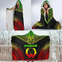 Pohnpei Polynesian Chief Hooded Blanket - Reggae Version 4