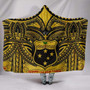 Samoa Blanket - Coat Of Arm Gold Black 1