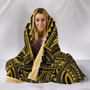 Samoa Blanket - Coat Of Arm Gold Black 5