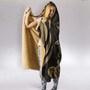 Marshall Islands Hooded Blanket - Gold Tentacle Turtle Crest 2
