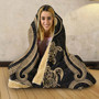 Yap Hooded Blanket - Gold Tentacle Turtle 4