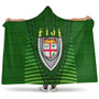 Fiji Melanesia Hooded Blanket - Fijian Pride Green Version 1