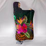 New Caledonia Polynesian Hooded Blanket - Summer Hibiscus 2