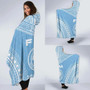Federated States Of Micronesia Flag Polynesian Chief Hooded Blanket 2