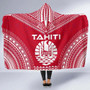 Tahiti Flag Polynesian Chief Hooded Blanket 5