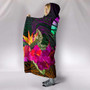 Tahiti Hooded Blanket - Summer Hibiscus 4